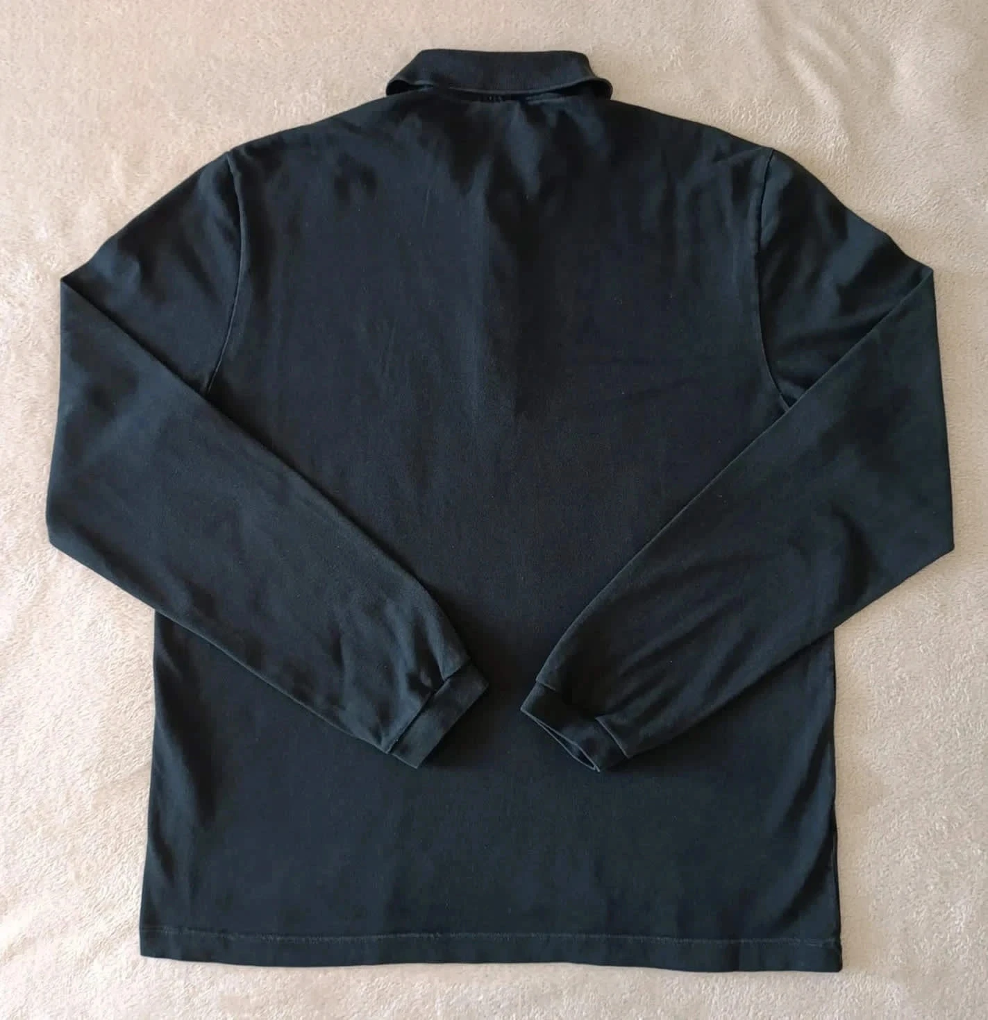 Polo Lacoste preto mangas longas Tamanho 6 – photo 3